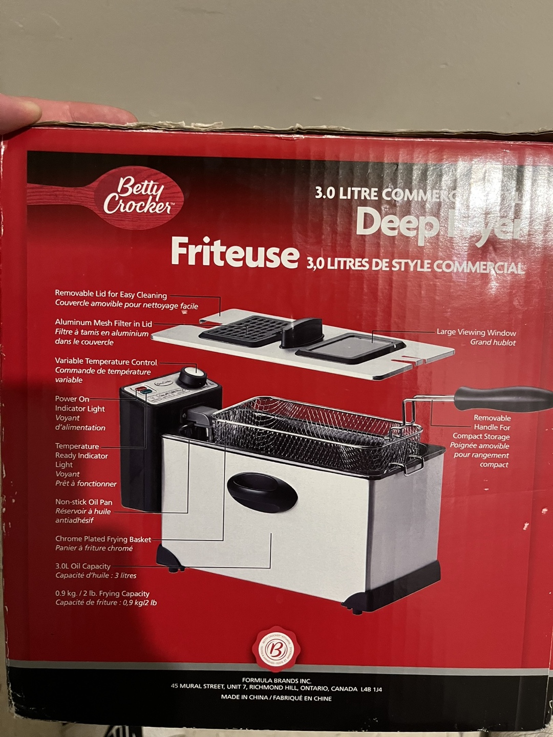 3L deep fryer Commercial Style brand new - photo 5