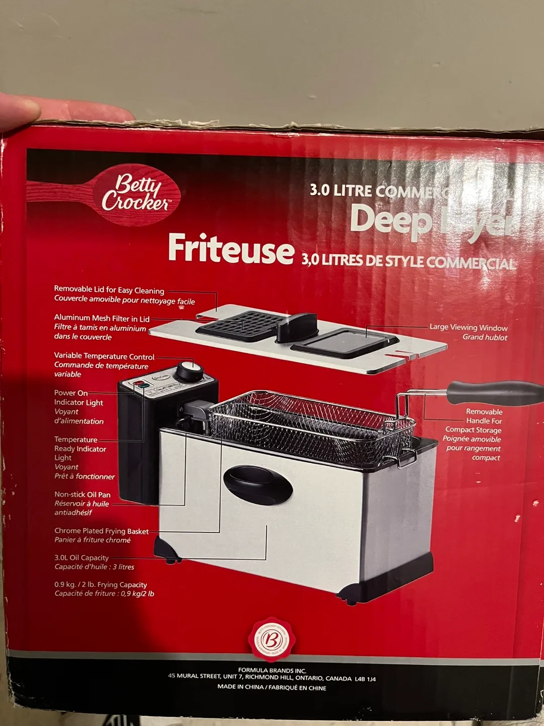 3L deep fryer Commercial Style brand new image indicator(5)