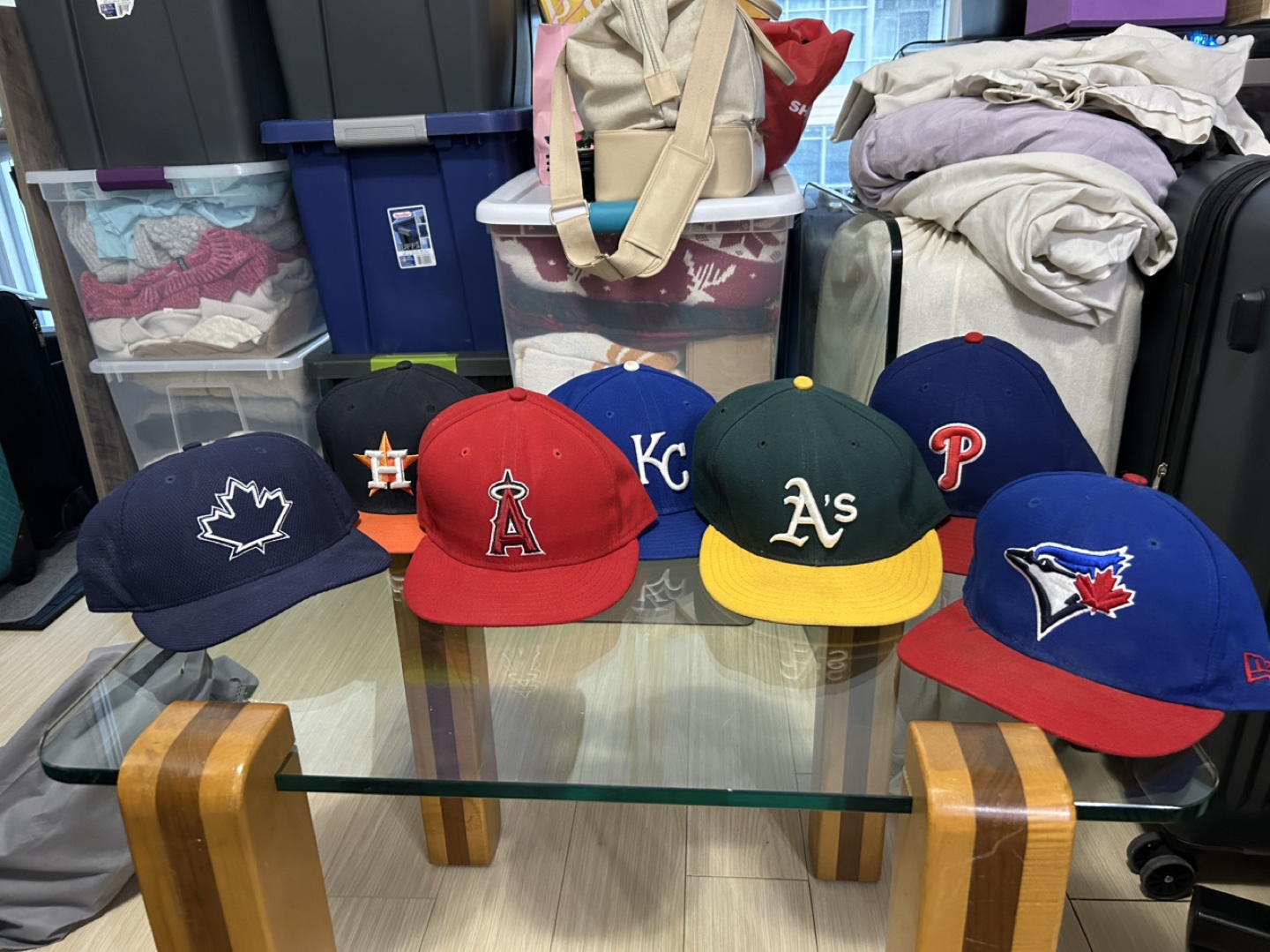 Seven MLB Fitted Hats