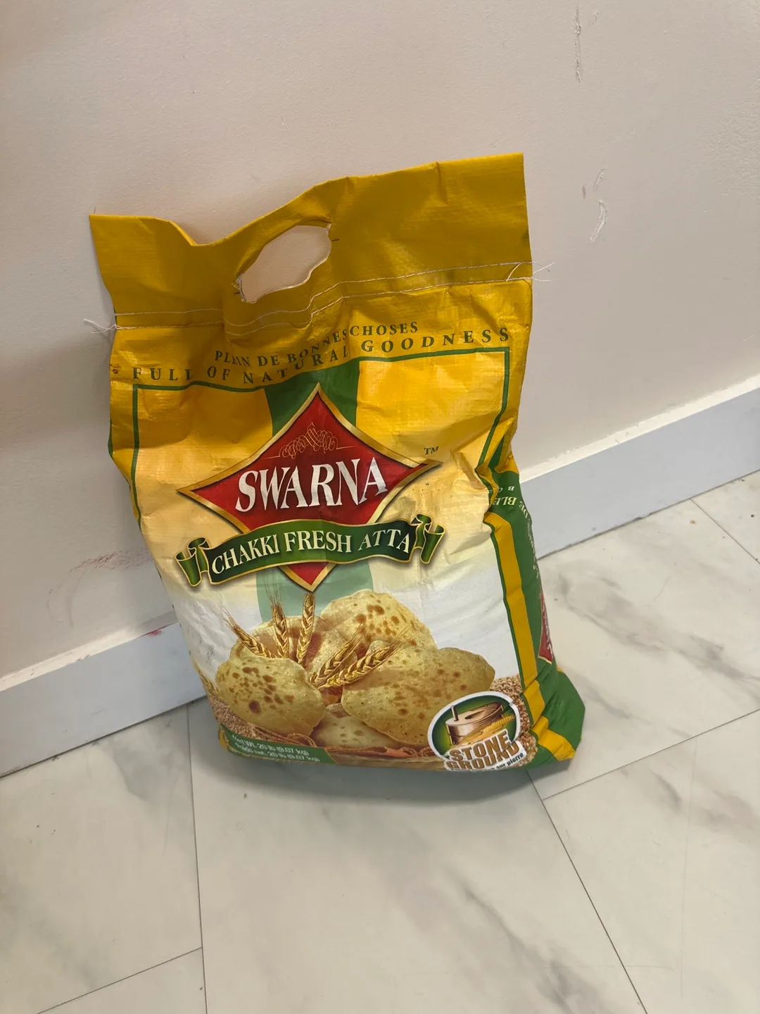 Bag of Swarna Chakki Fresh Atta Flour thumbnail