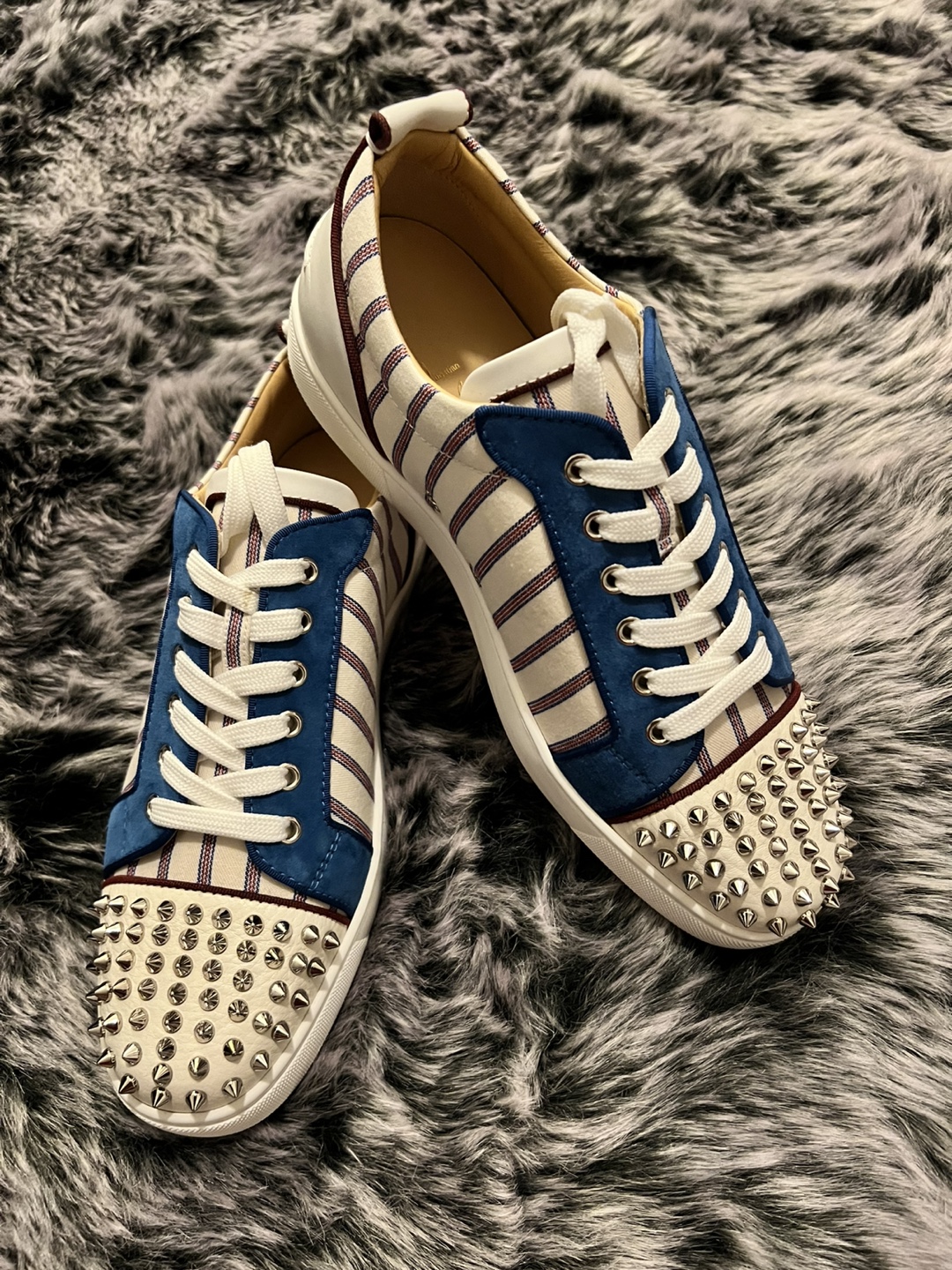 Louboutin Louis Junior Spiked Sneakers