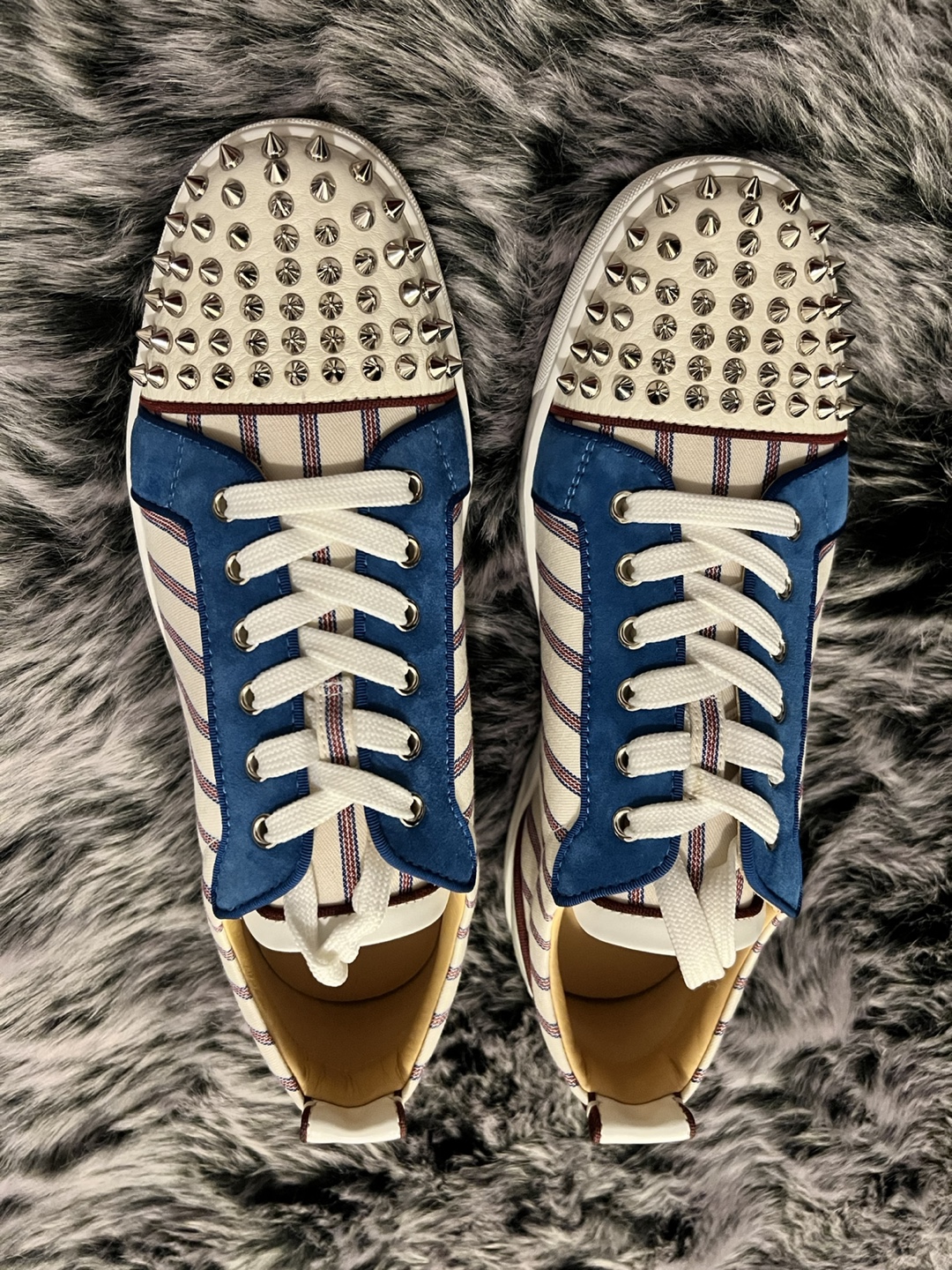 Louboutin Louis Junior Spiked Sneakers - photo 2
