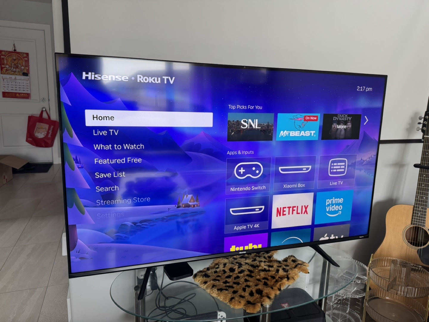 55-inch Hisense Roku Smart TV ULED 4K