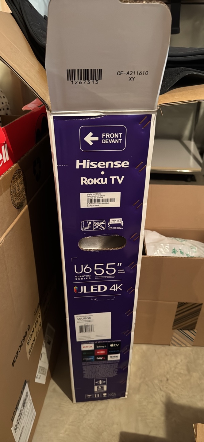 55-inch Hisense Roku Smart TV ULED 4K - photo 4