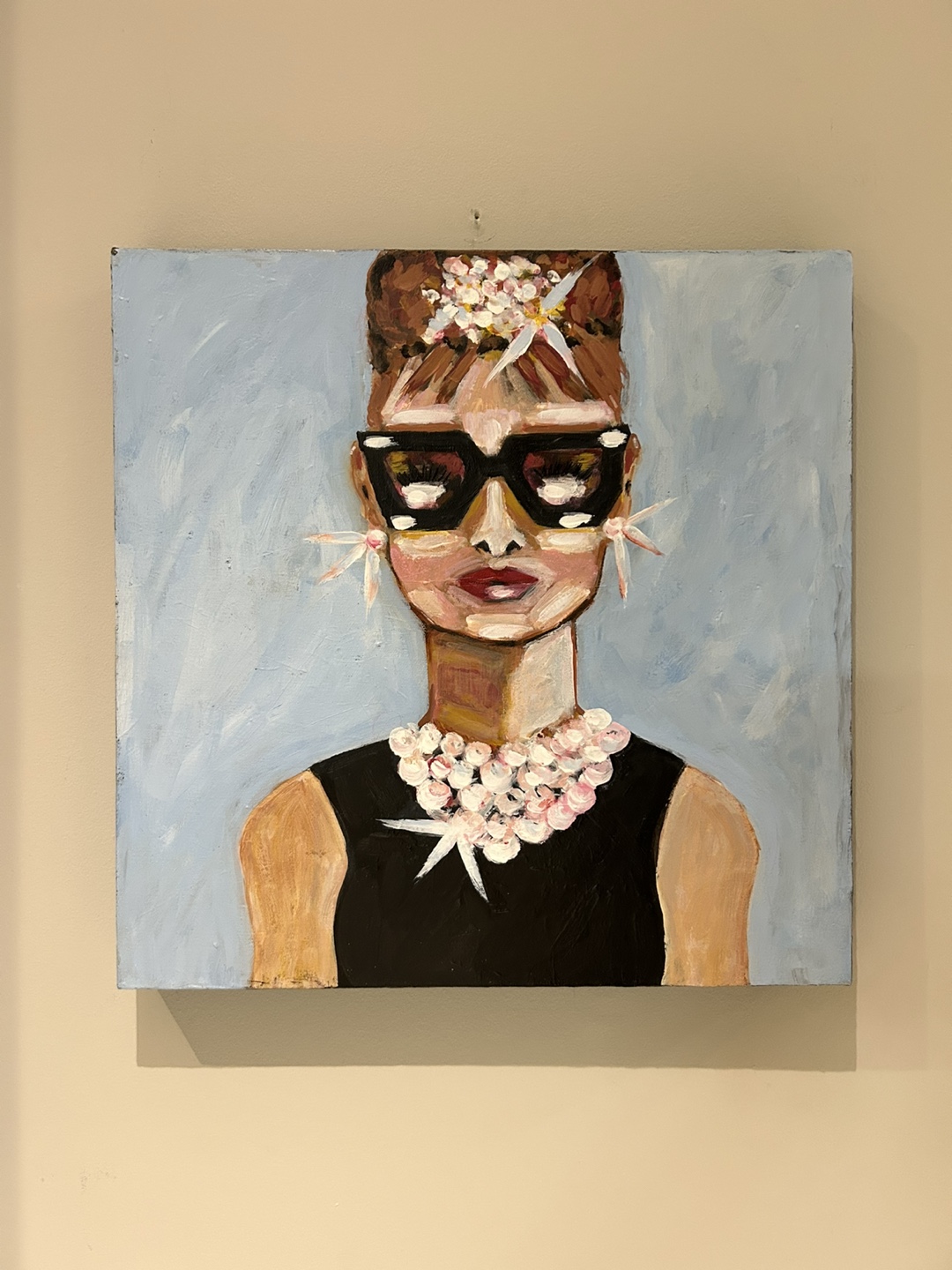 Audrey Hepburn Inspired Painting