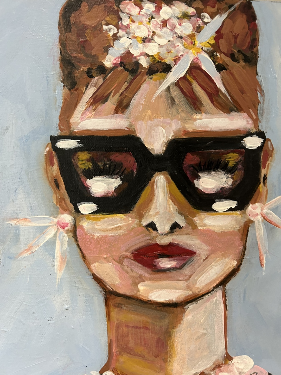 Audrey Hepburn Inspired Painting - photo 4