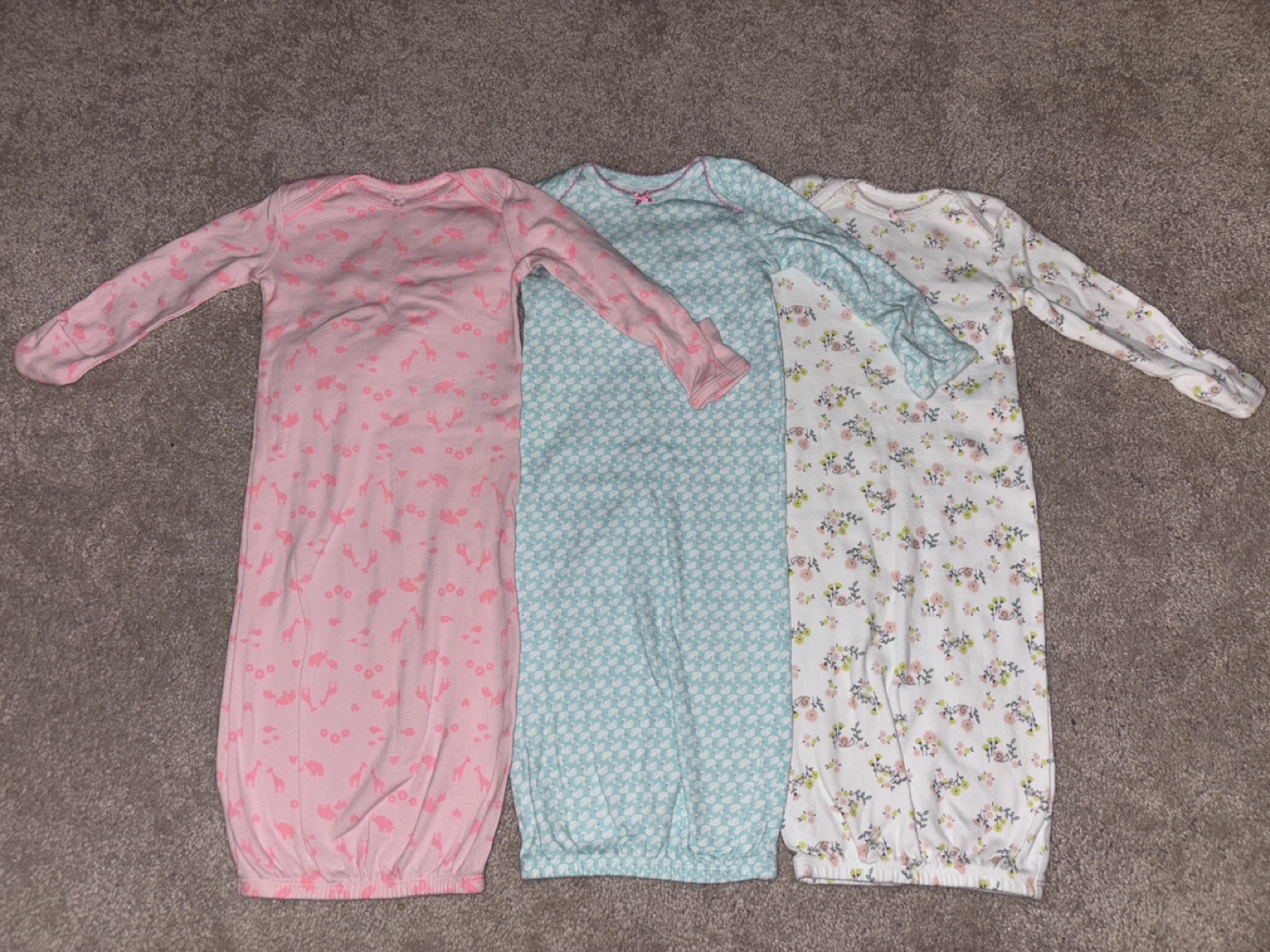 Carter's Simple Joys 3-Pack Baby Sleepers - photo 2