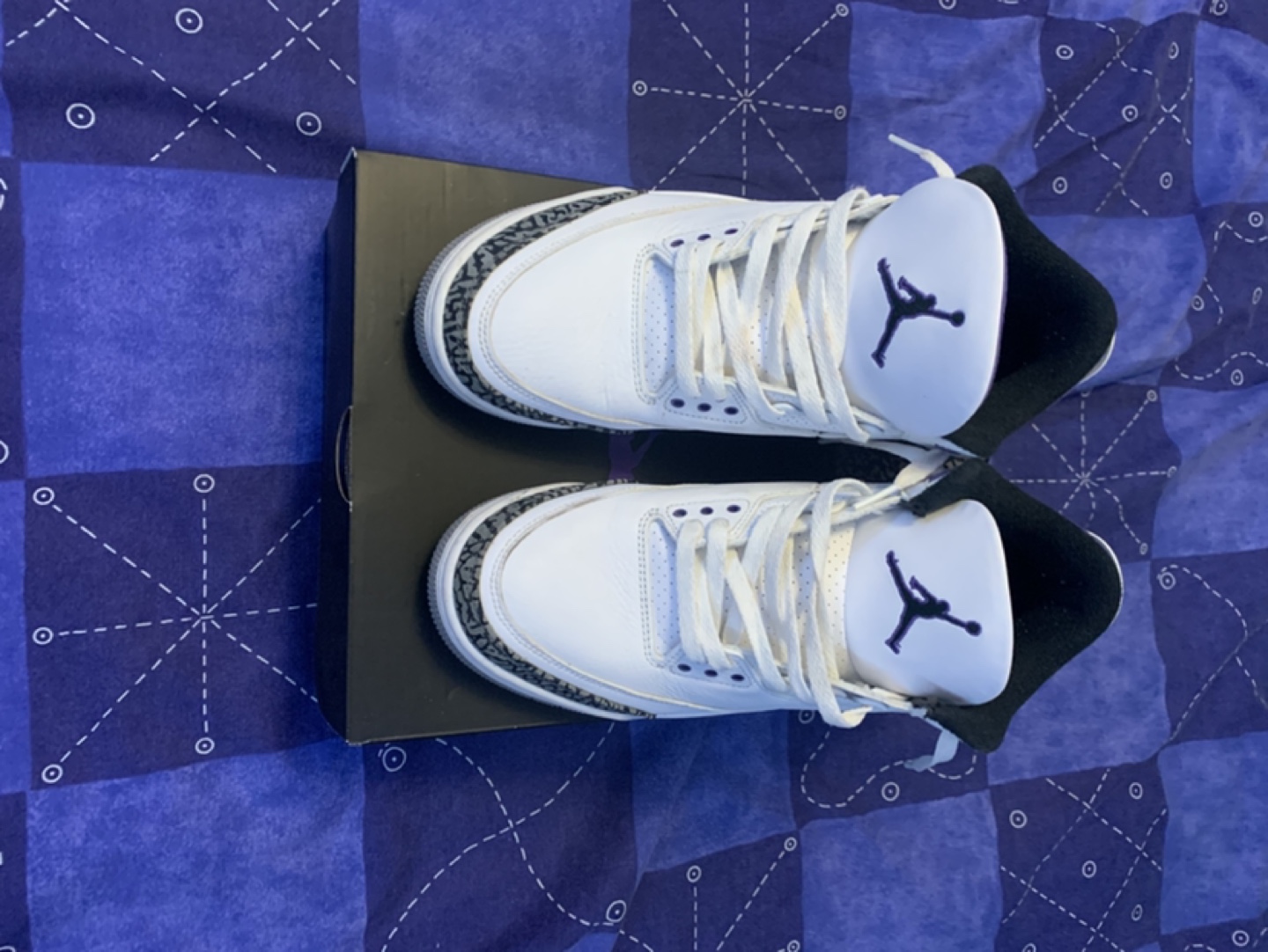 Air Jordan 3 Retro Court Purple Size 10.5