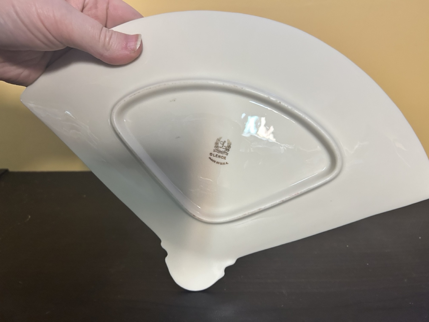 Lenox Fan Shaped Decorative Plate - photo 3
