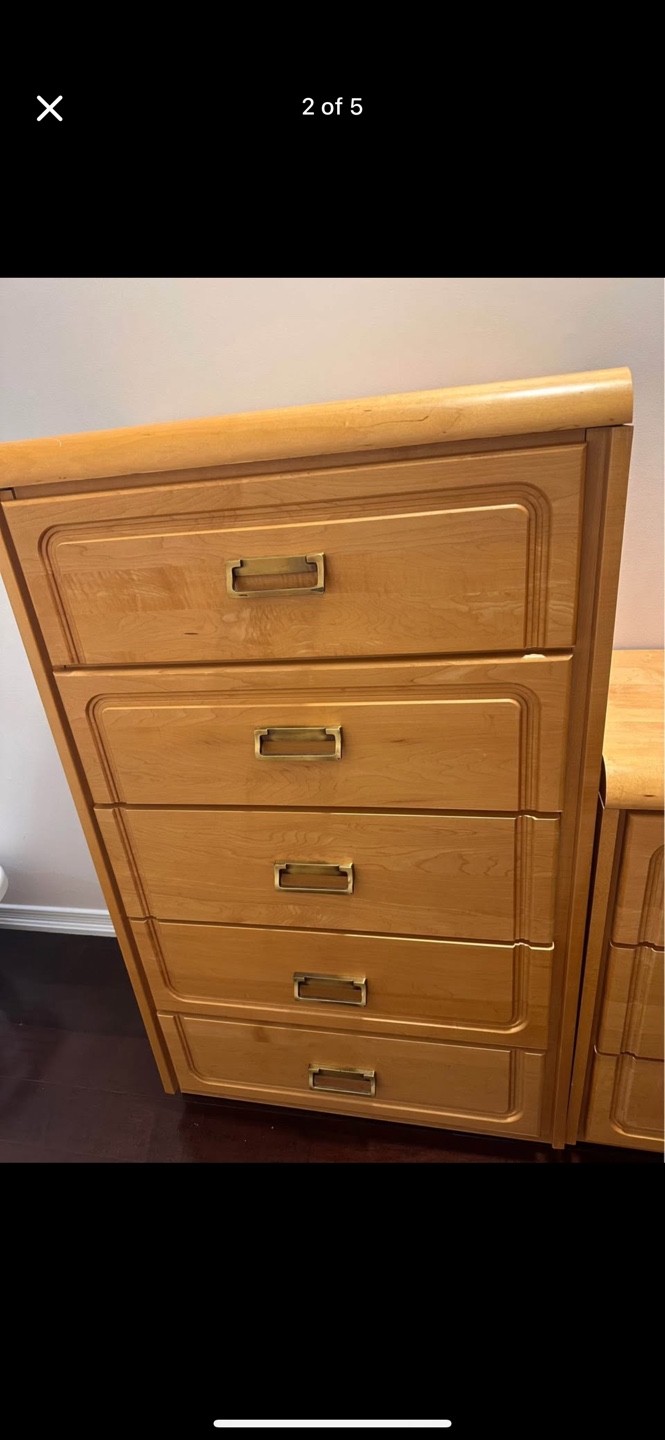 Shermag Solid Wood Dresser Set – Made in Canada OBO - photo 2