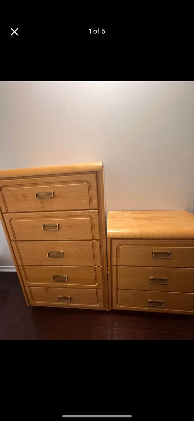 Shermag Solid Wood Dresser Set – Made in Canada OBO