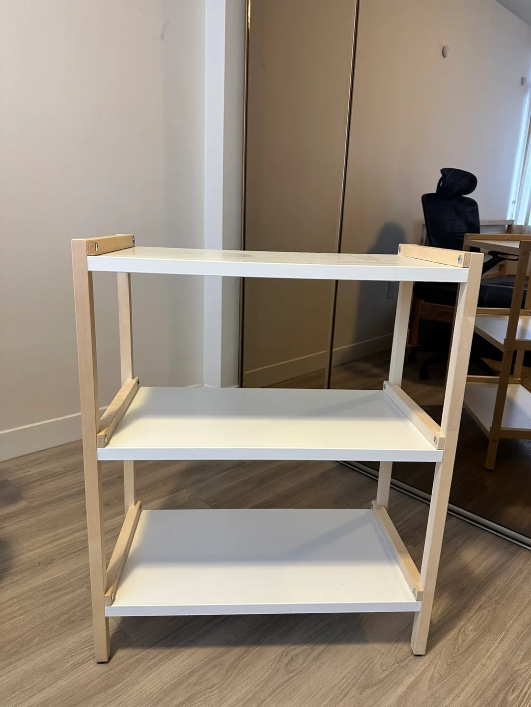 Three-Tier Wooden Shelf Unit thumbnail