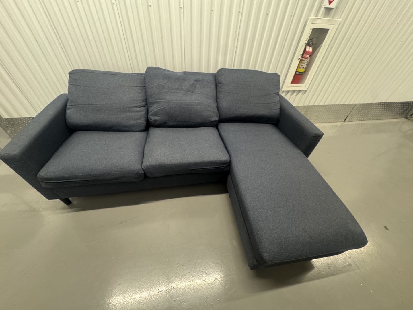 Free delivery Dark Gray Sectional Sofa