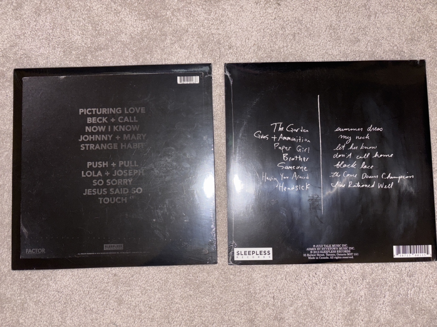 2 Brand New Sealed July Talk Albums (July Talk and Touch) - photo 2