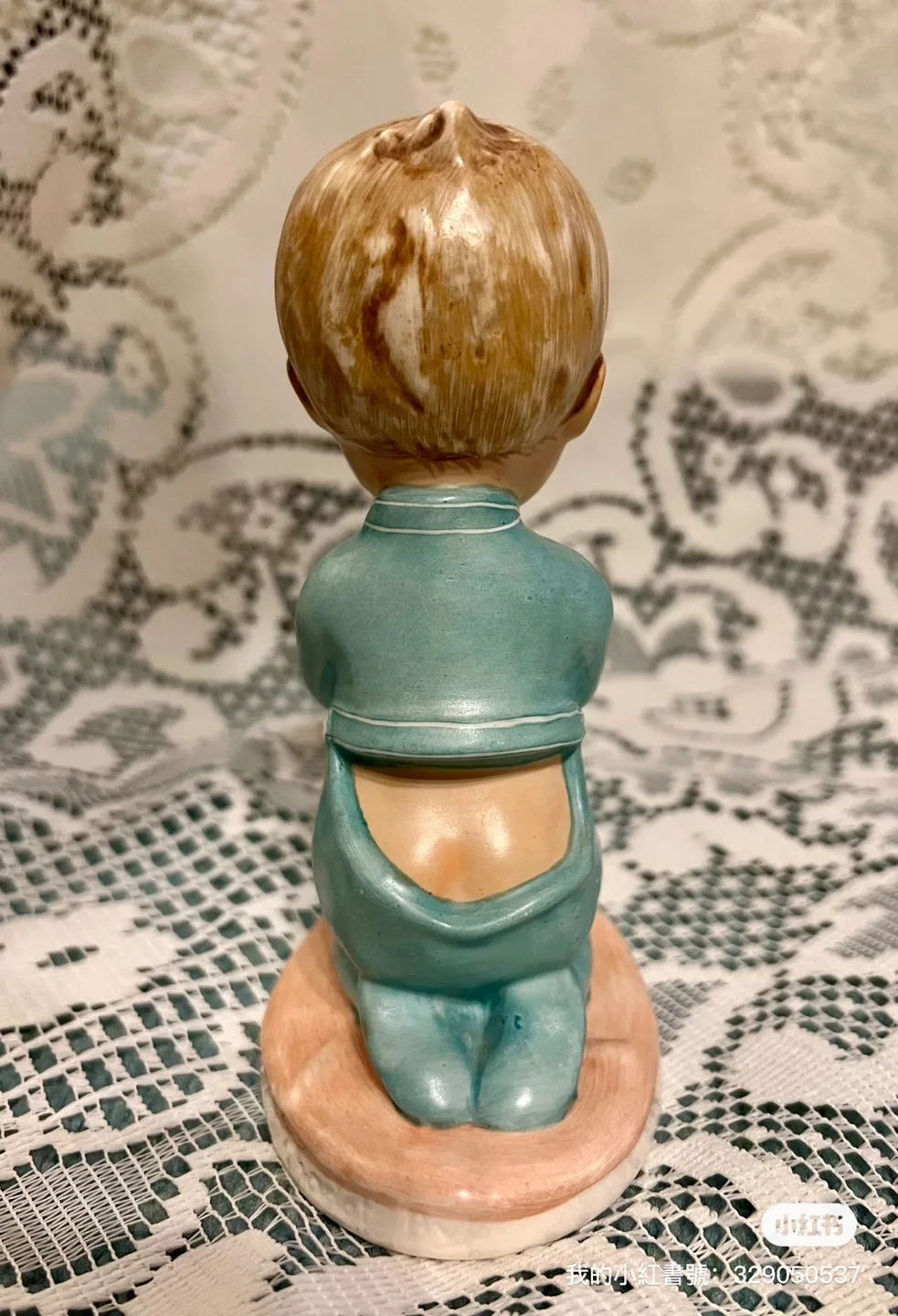 Vintage Goebel MJ Hummel Praying Boy Figurine image indicator(6)