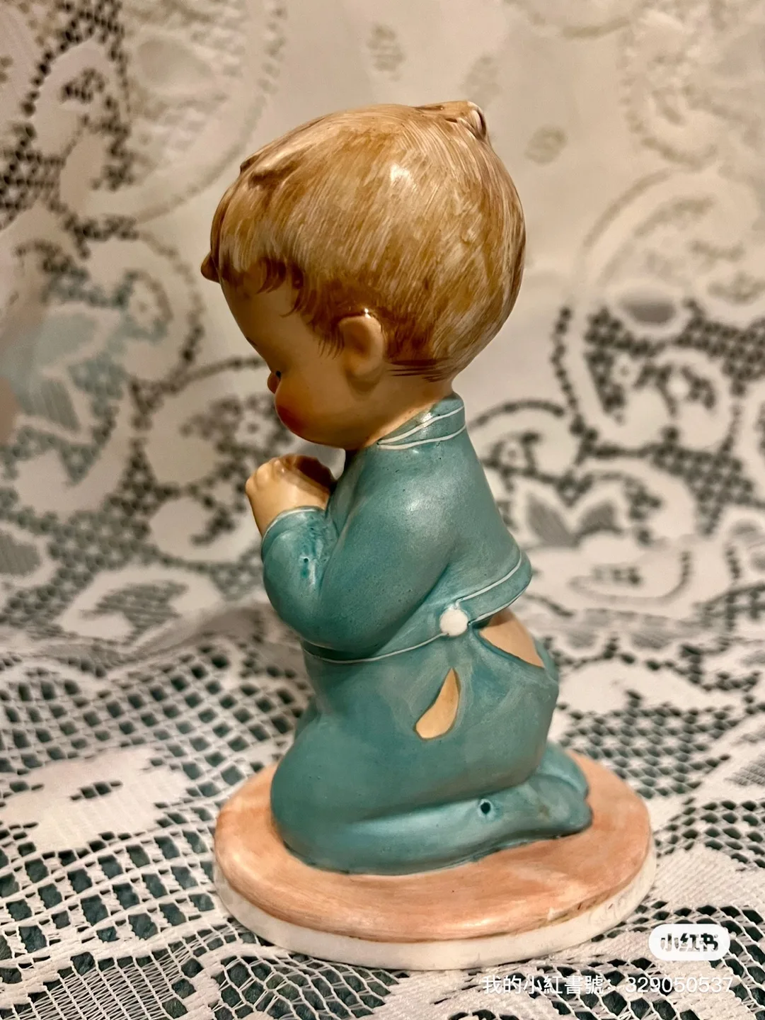 Vintage Goebel MJ Hummel Praying Boy Figurine image indicator(3)