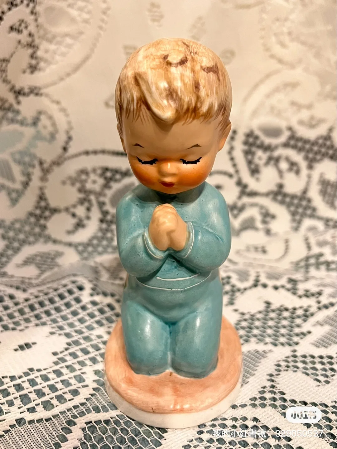 Vintage Goebel MJ Hummel Praying Boy Figurine image indicator(2)