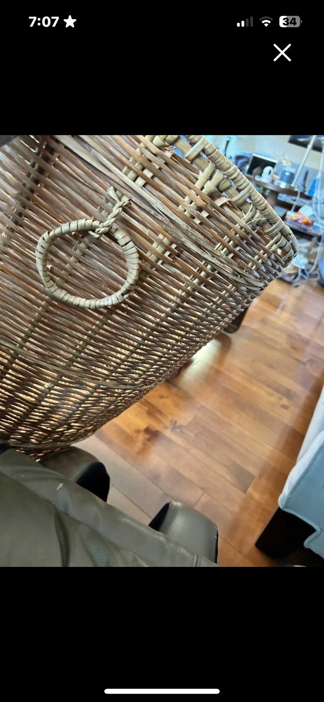 Large Wicker Basket - photo 2