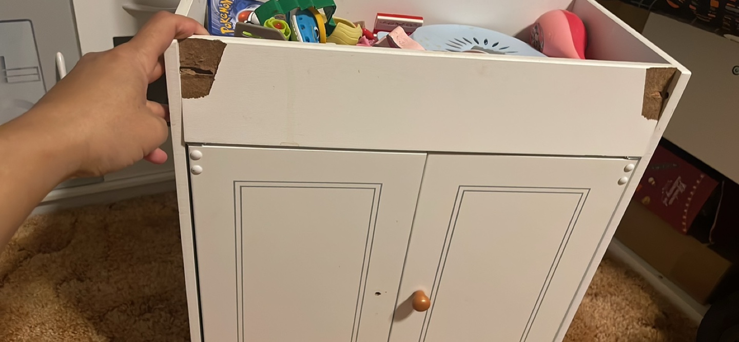 Kids' Wooden Play Kitchen Sink with Copper Faucet - photo 3