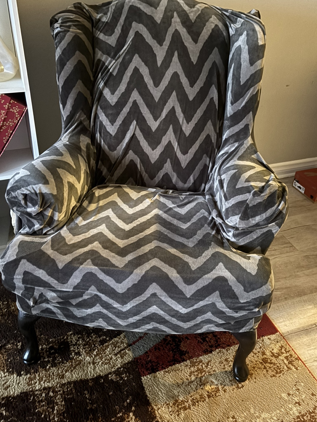 Floral Wingback Chair - photo 5