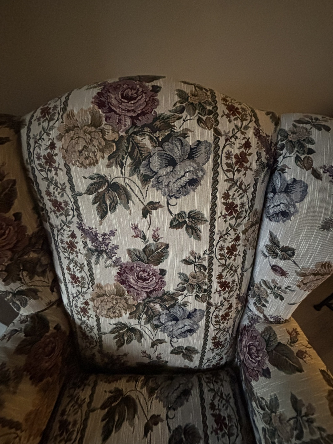 Floral Wingback Chair - photo 2