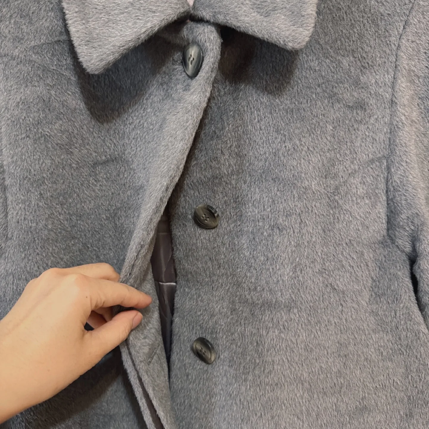 Vintage Baby Llama Wool Coat by Piacenza – Made in Canada image indicator(6)