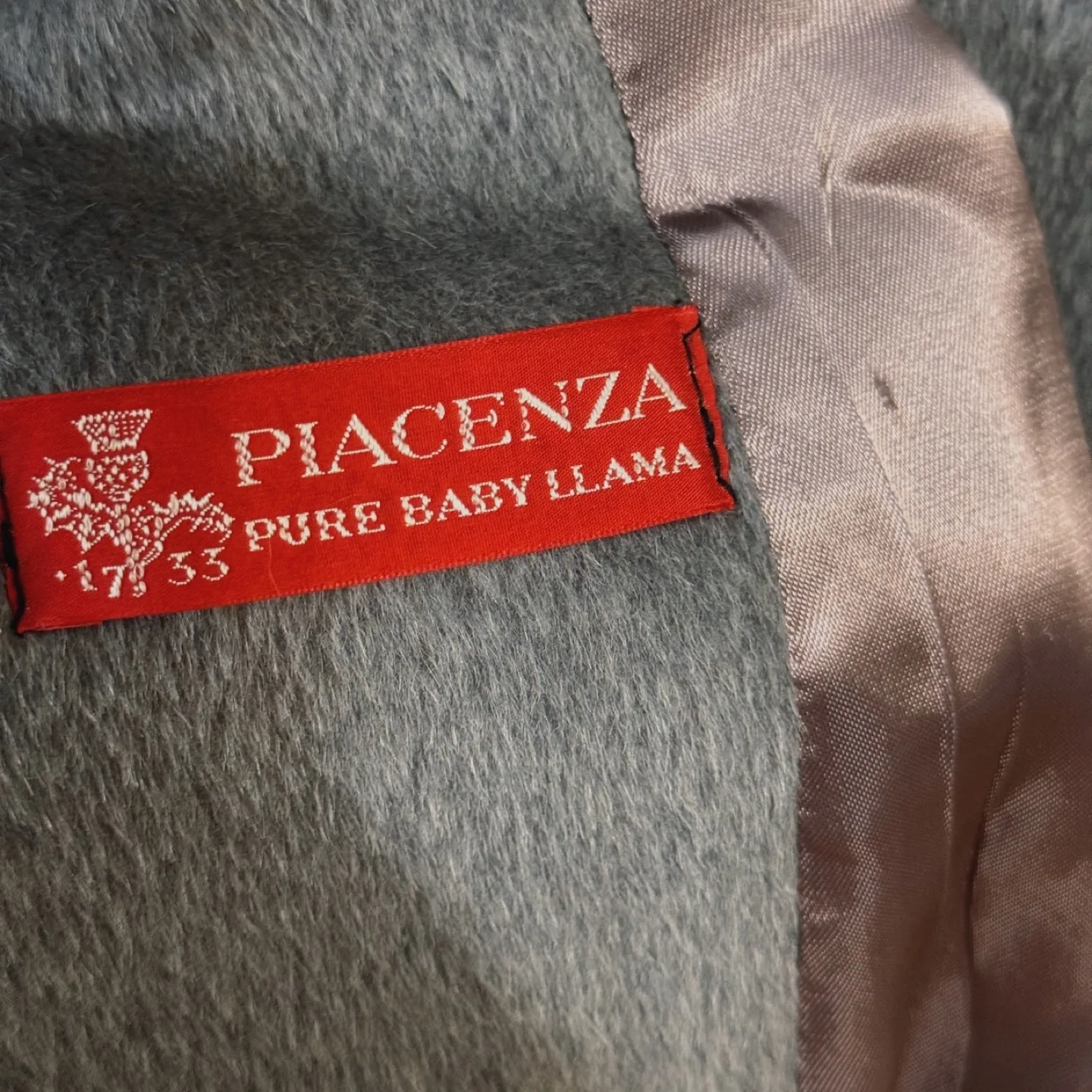 Vintage Baby Llama Wool Coat by Piacenza – Made in Canada image indicator(7)