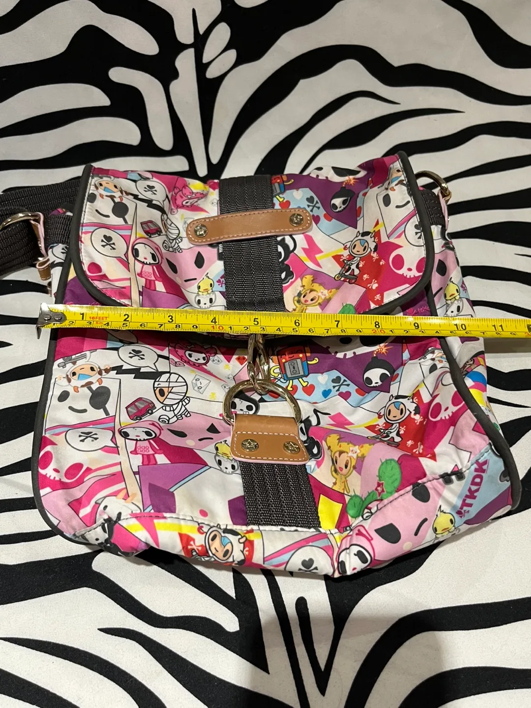 TOKIDOKI Messenger Bag/ Crossbody  Shoulder Purse image indicator(9)