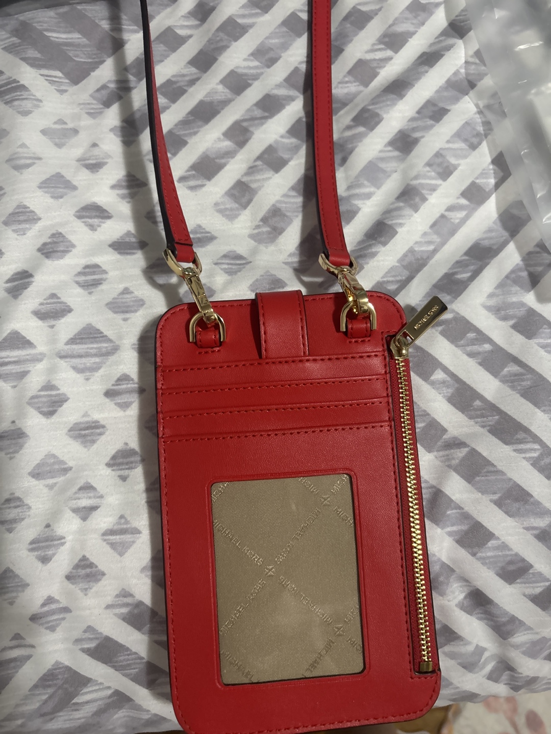 Michael Kors Red Phone Crossbody Wallet - photo 2