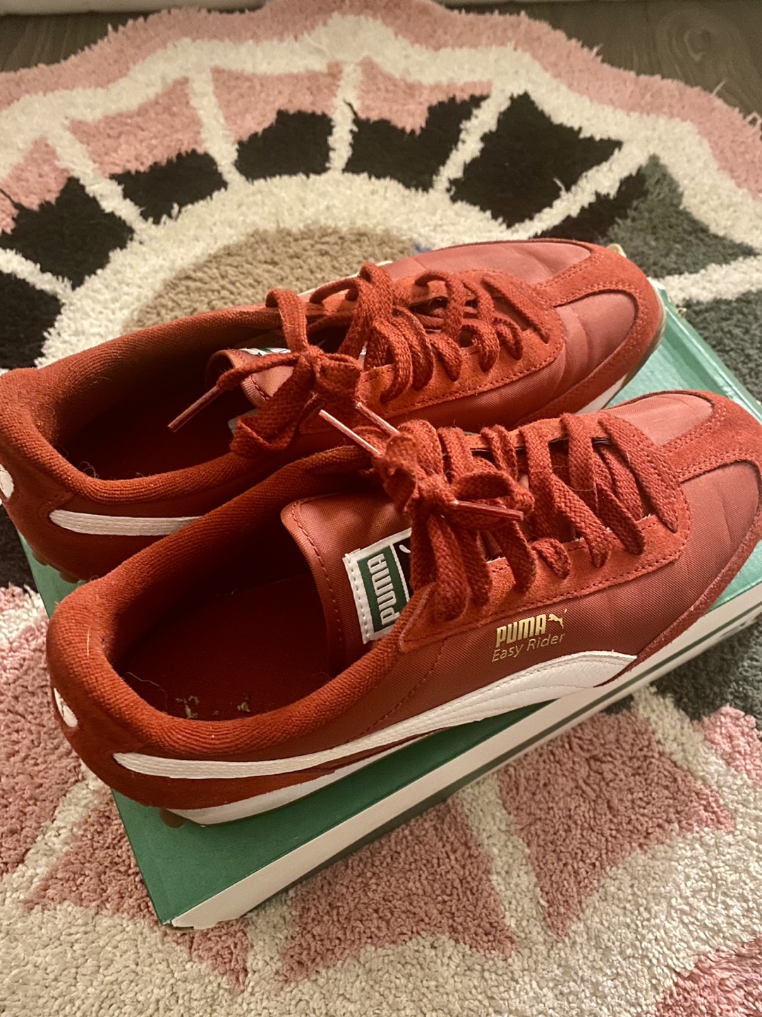 Puma Easy Rider Red Sneakers - Size 10