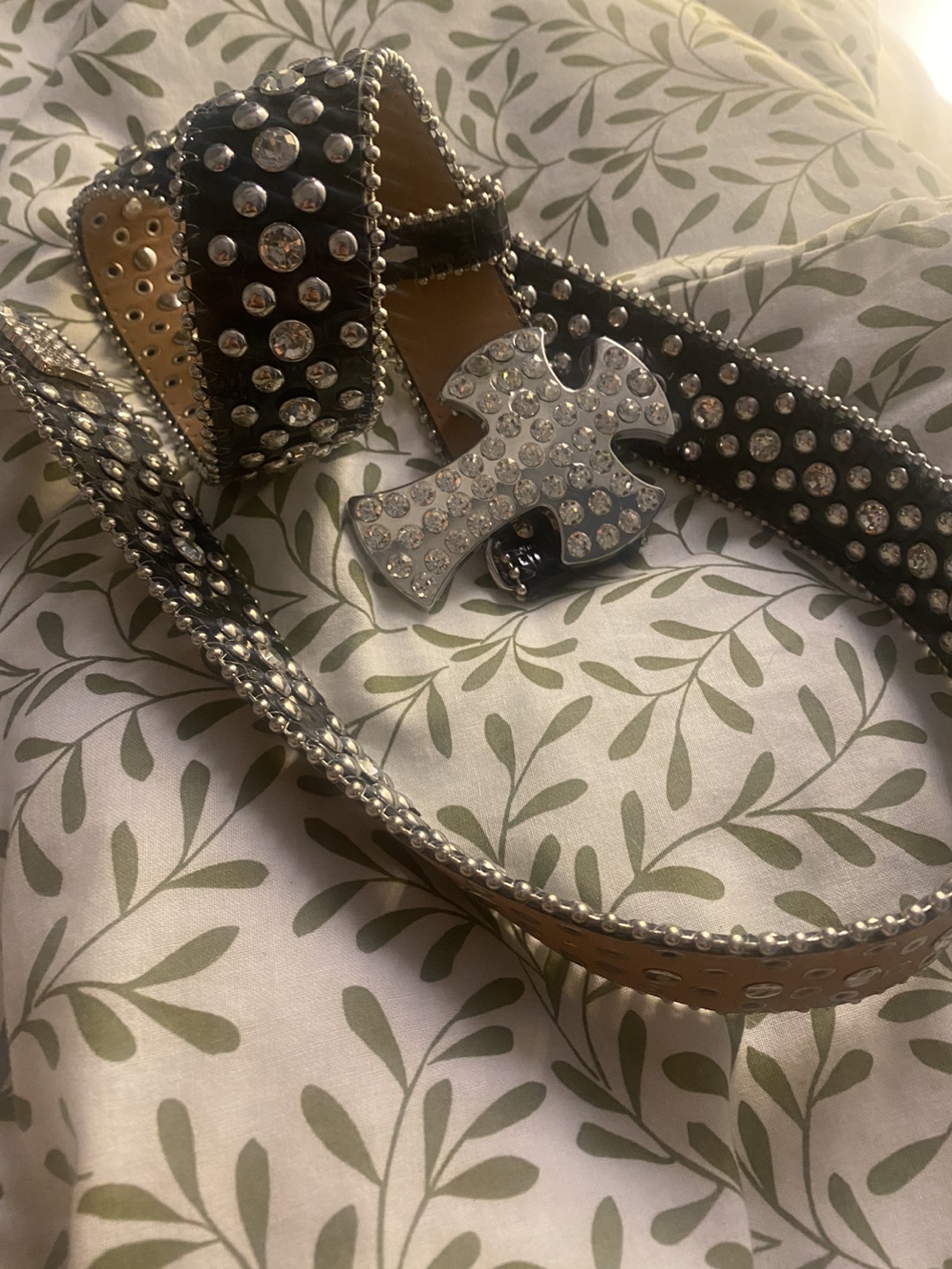 B.B. Simon rhinestone belt - photo 3