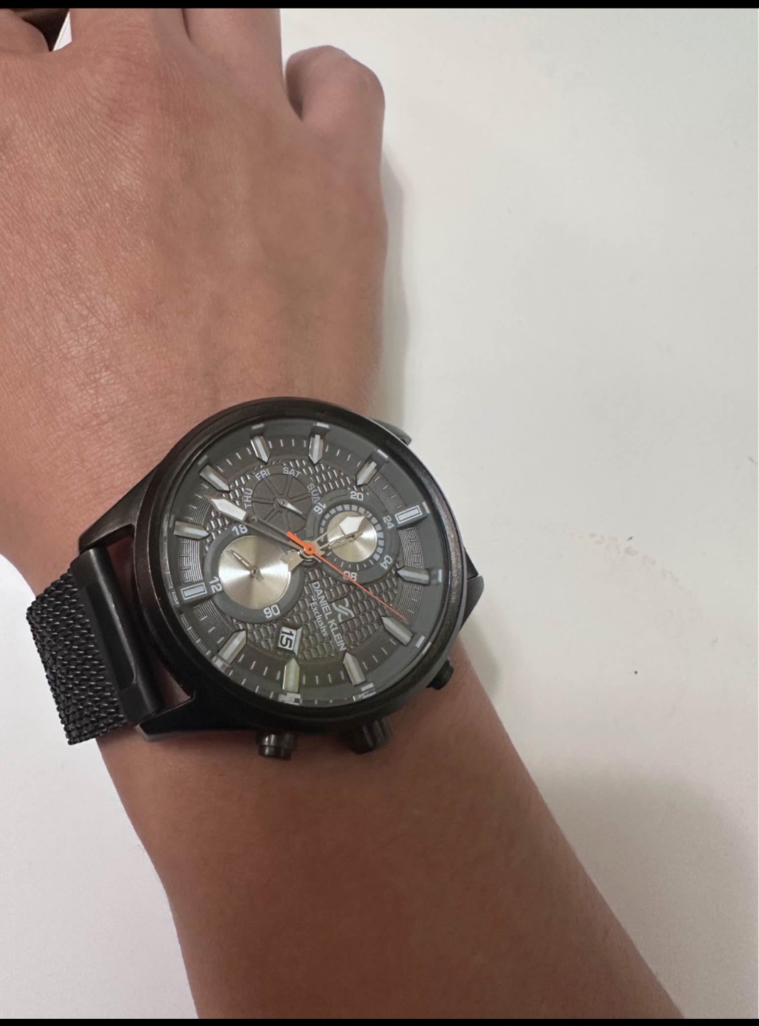 Men's Daniel Klein Black Chronograph Watch - photo 3