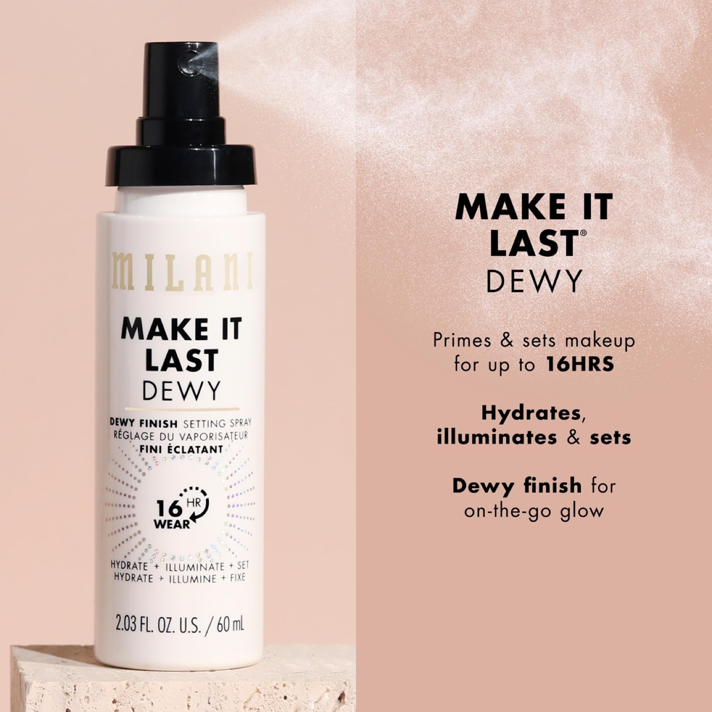 milani make it last dewy setting spray