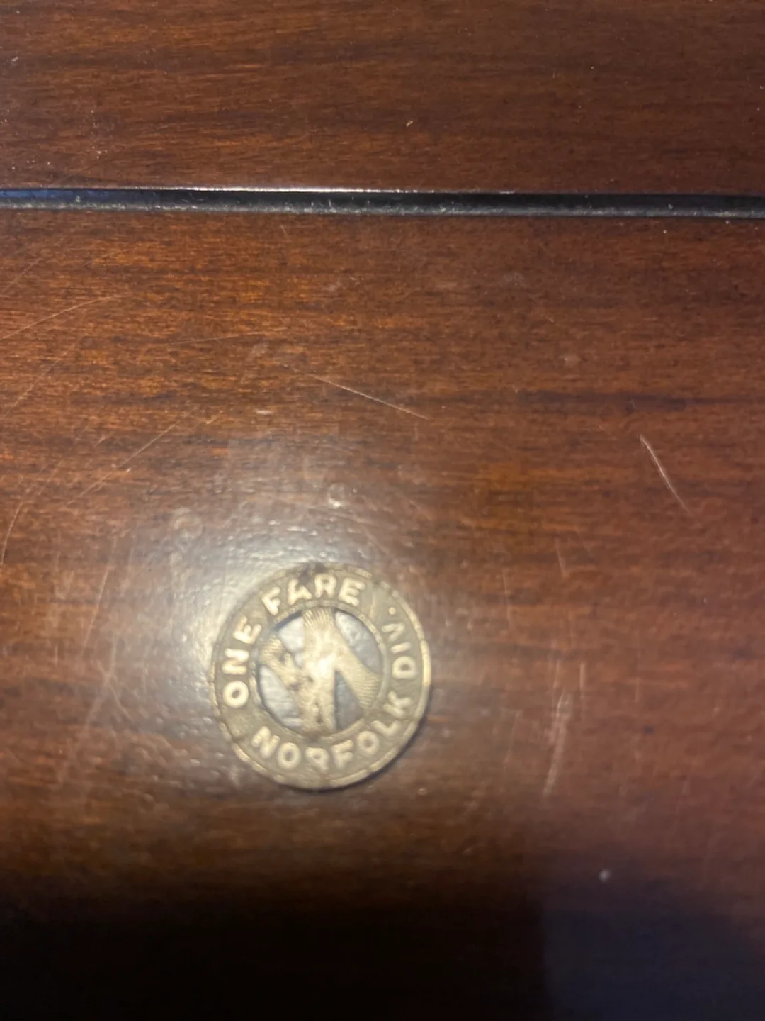 Vintage Norfolk Virginia Electric Railway Co. Token image indicator(2)