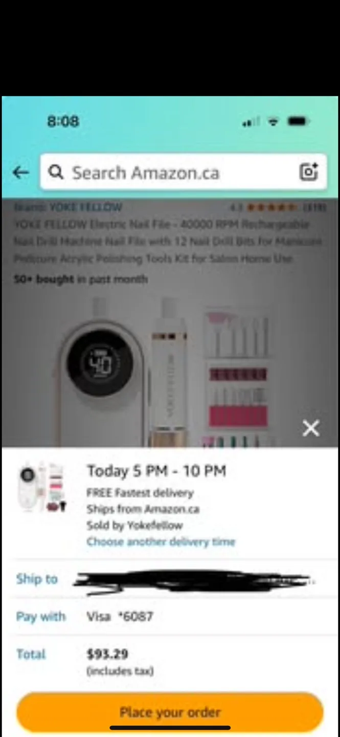 YONEFELLOW Rechargeable Electric Nail Drill Kit image indicator(8)