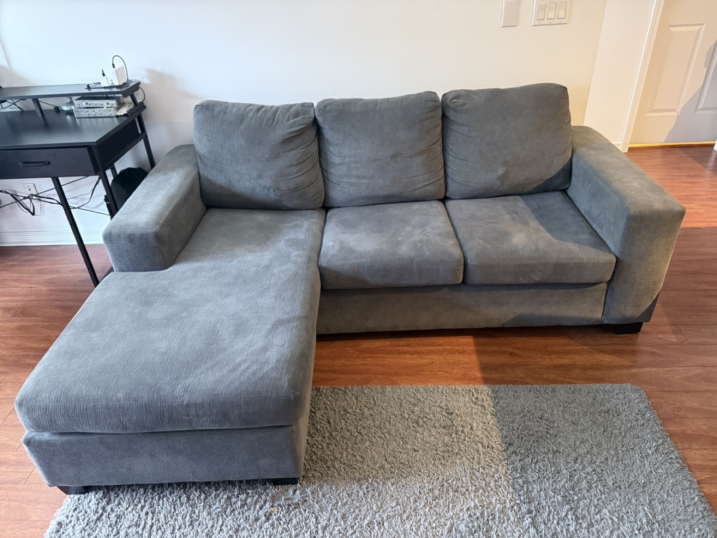Grey Sectional Sofa - photo 3