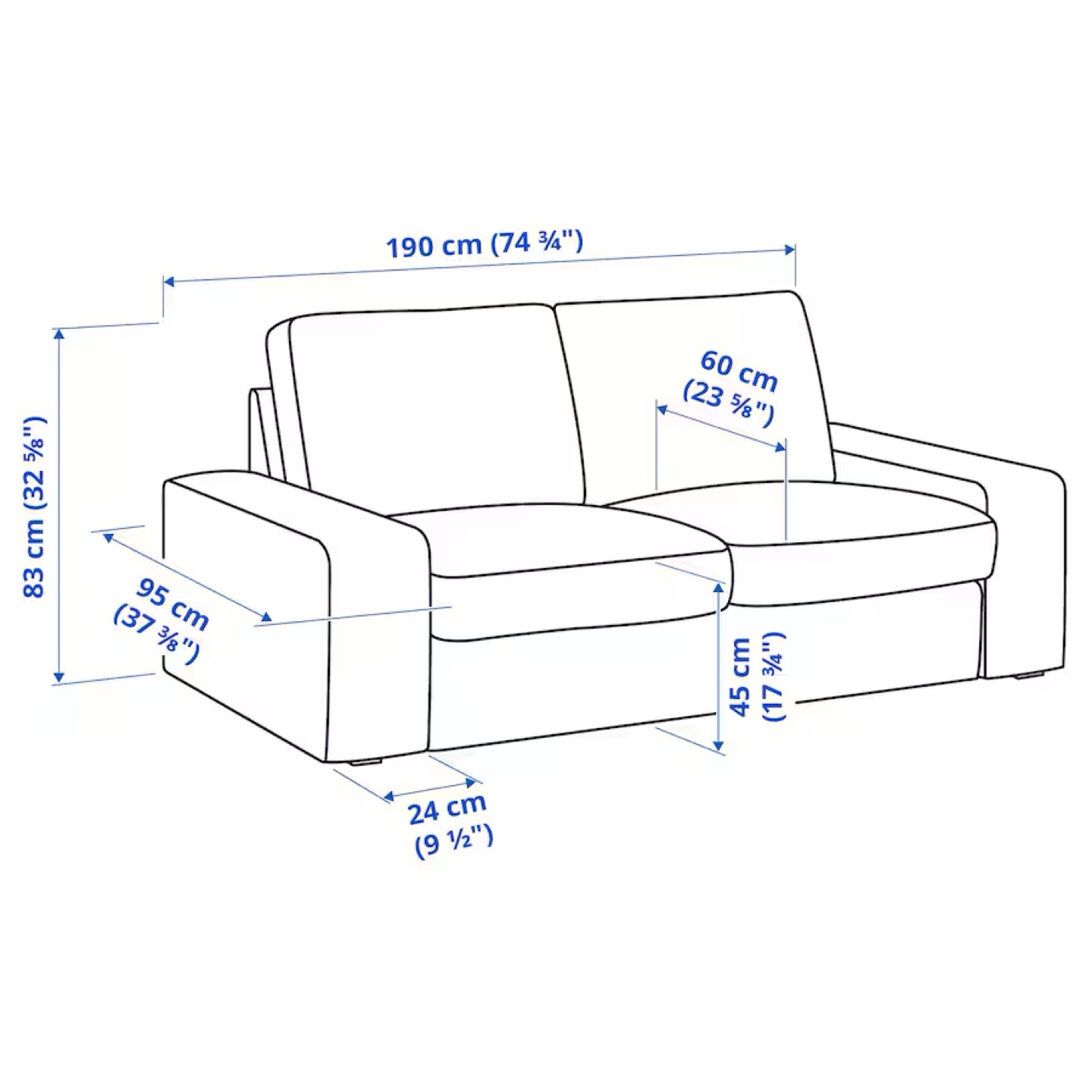 IKEA Kivik Couch - photo 5