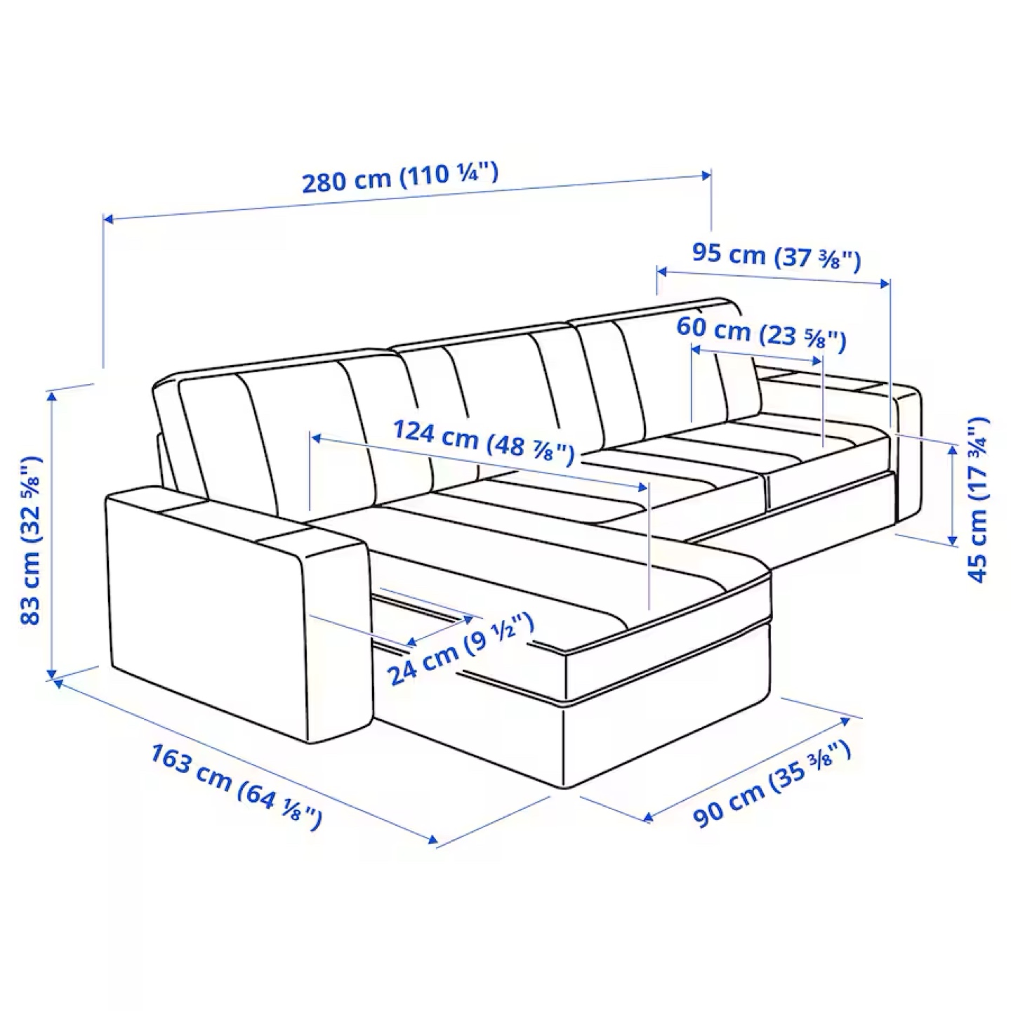 IKEA Kivik Chaise Lounge - photo 5
