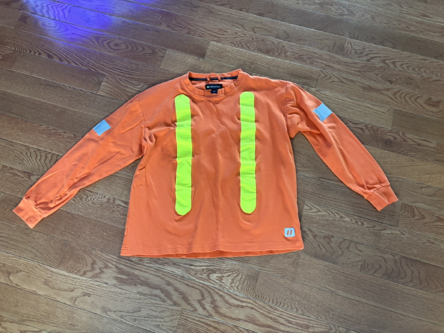 Forcefield Men's Medium Orange Long Sleeve Shirt