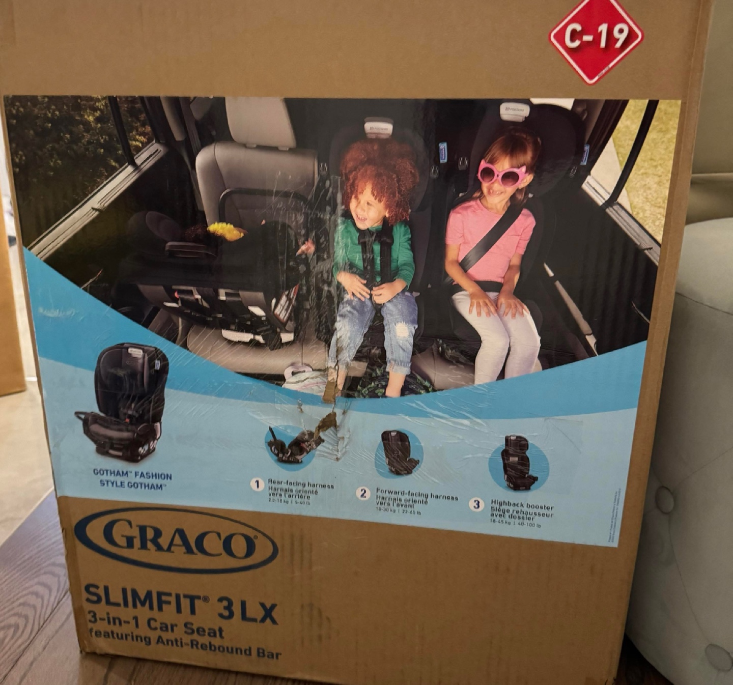 Graco Slimfit 3LX 3-in-1 Car Seat (UNOPENED)
