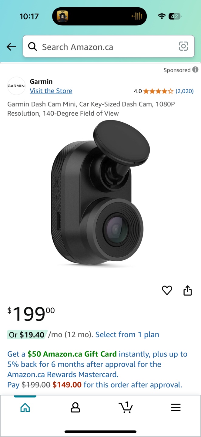 Garmin Dash Cam Mini - Brand New in Box - photo 5