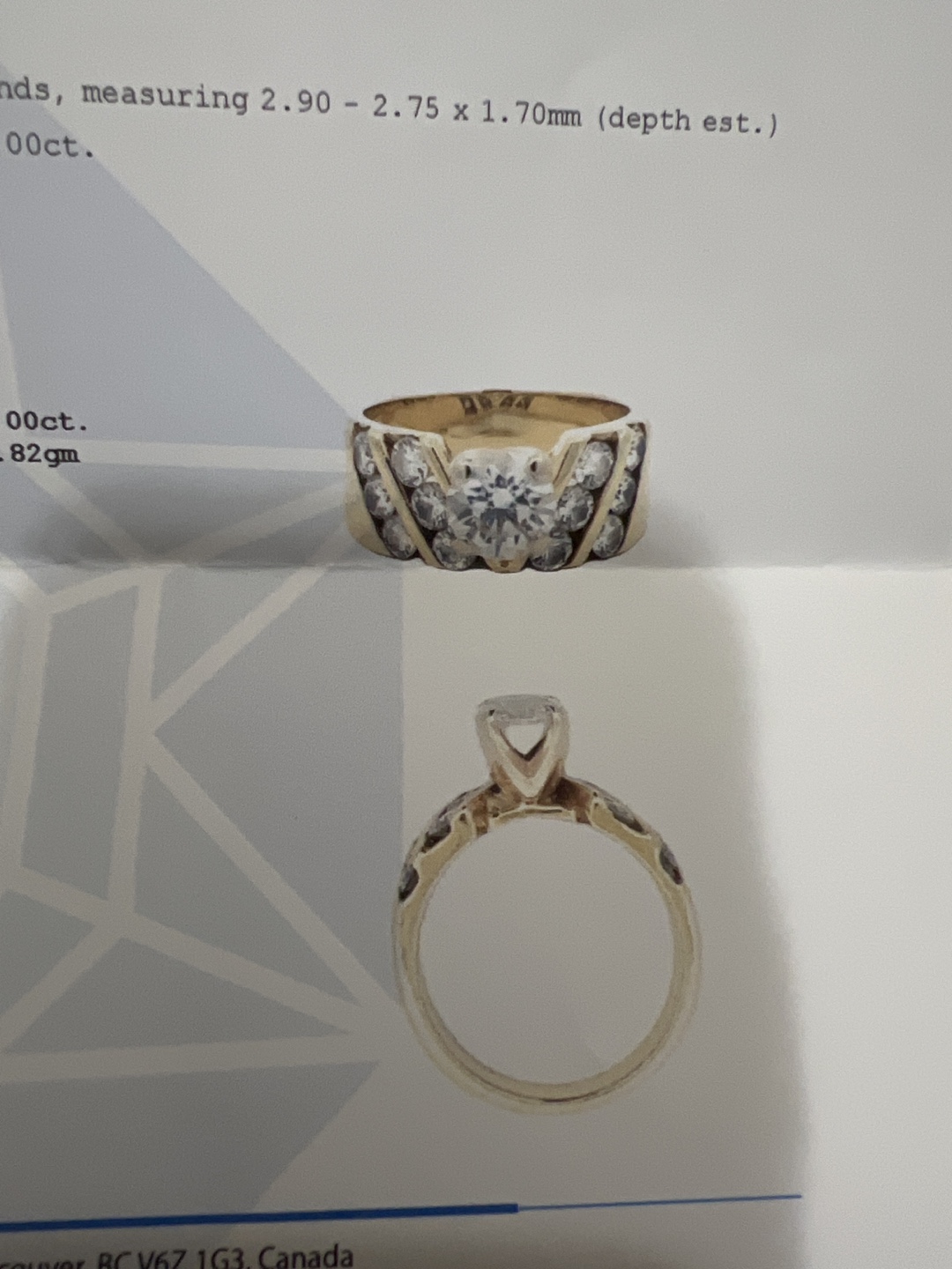 Diamond Engagement Ring 2.ct - photo 2