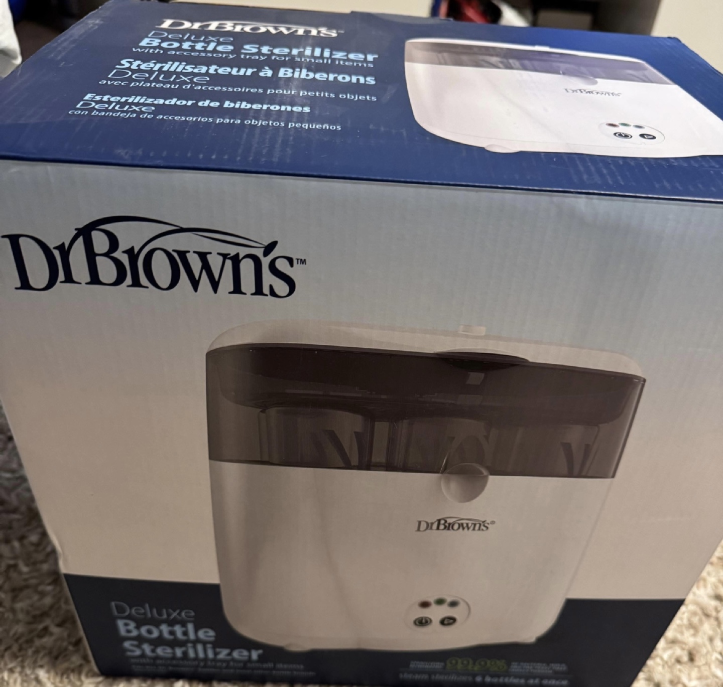 Dr Brown's Deluxe Bottle Sterilizer (UNOPENED)
