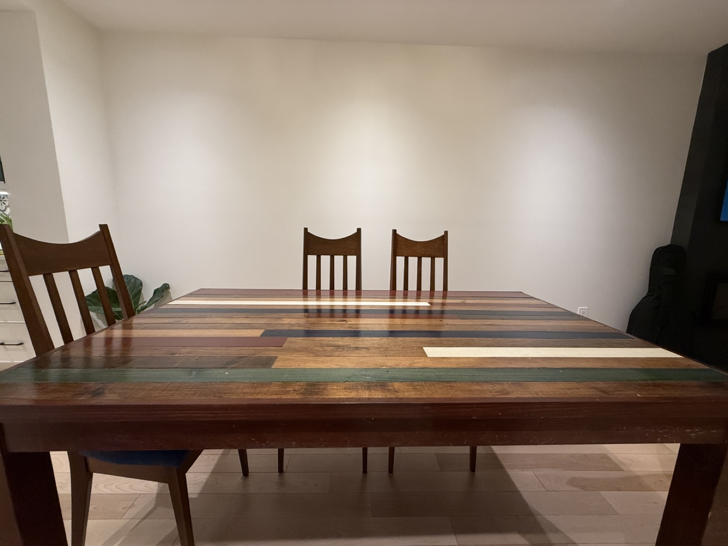 Rustic Farmhouse Dining Table Set with Bench - photo 4