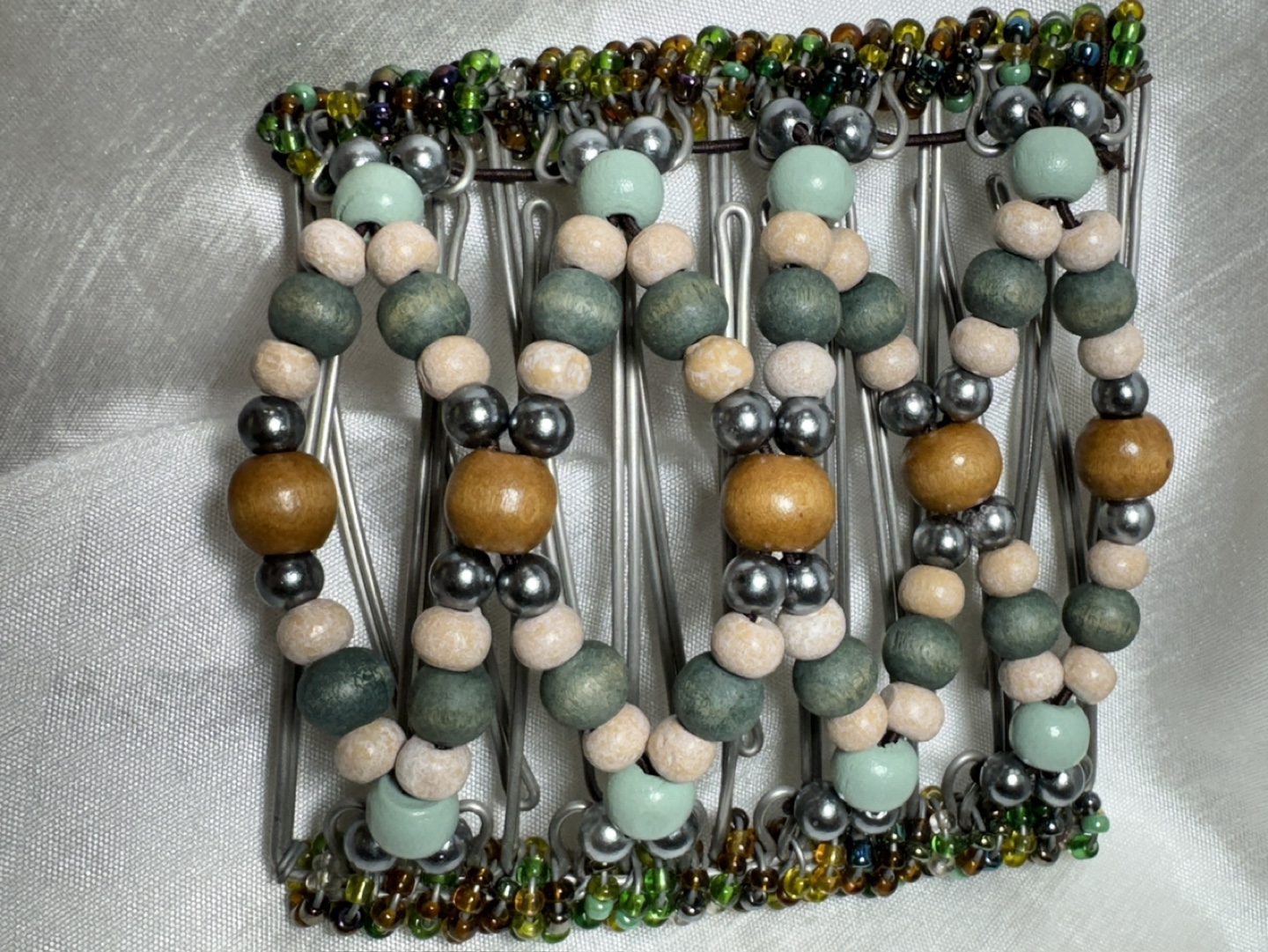 Beaded Hair Clip - hand made high quality - photo 4
