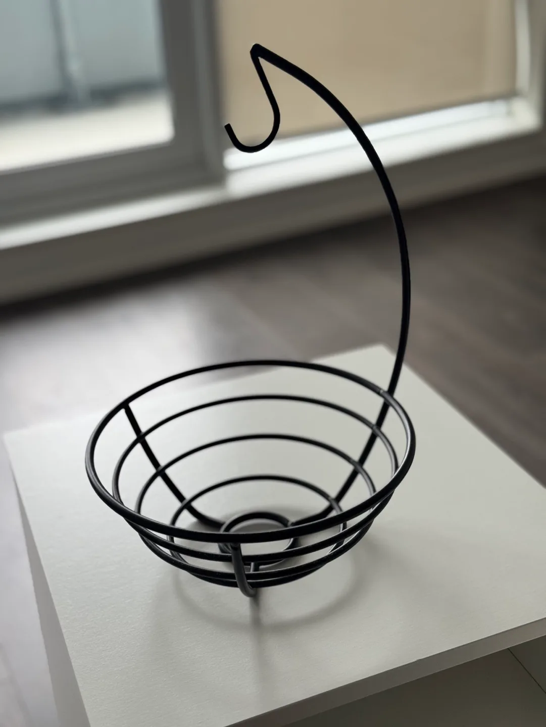 Black Metal Hanging Fruit Bowl thumbnail