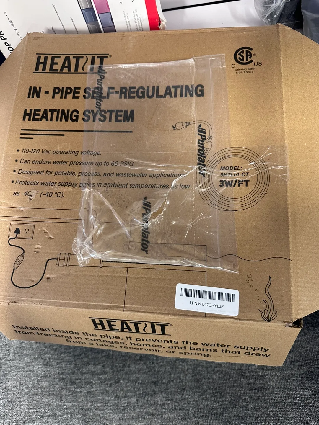 HEATIT 3W/FT Self-Regulating Pipe Heating System image indicator(2)