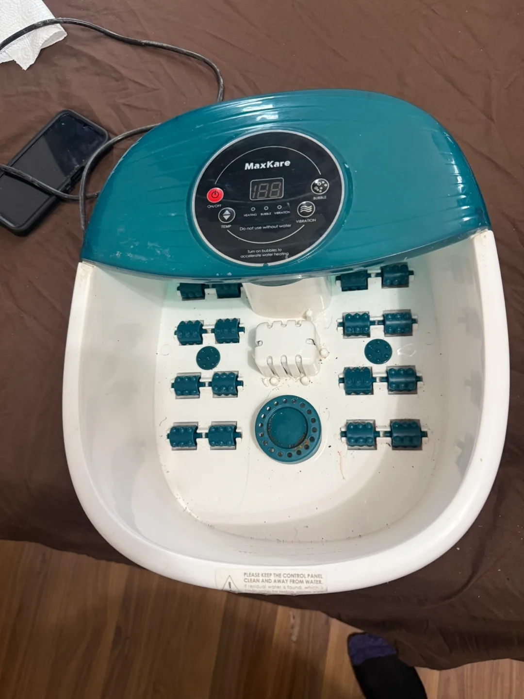 MaxKare Foot Spa with Heat and Massage image indicator(6)
