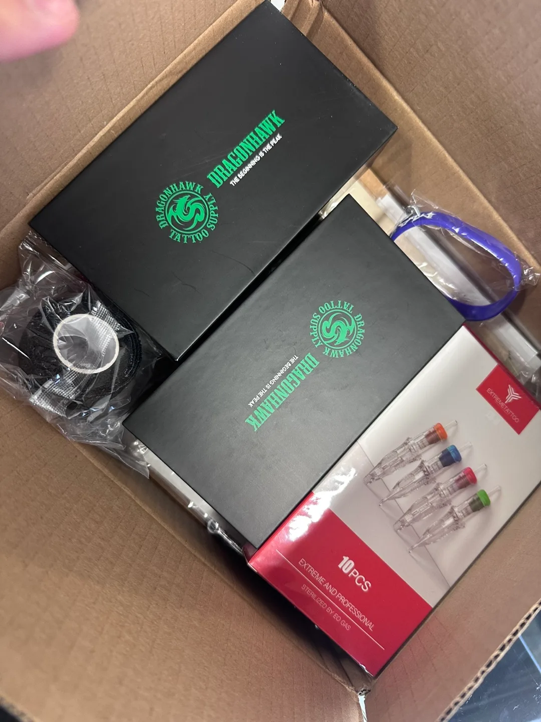 Dragonhawk Rotary Tattoo Machine Kit image indicator(5)