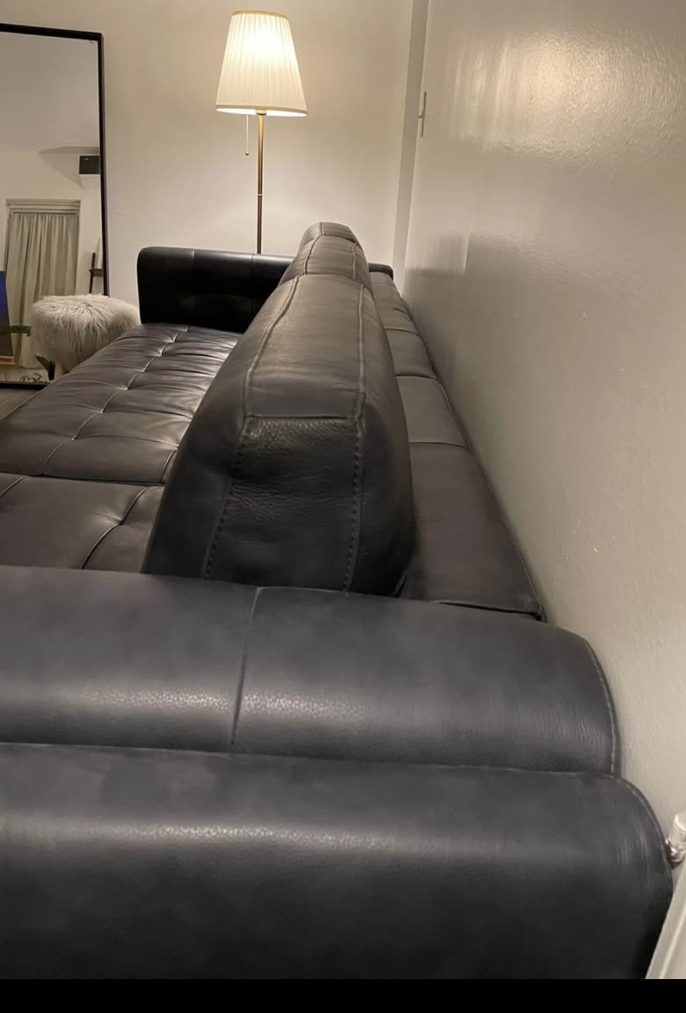 LUXURY LEATHER SOFA Chateau Ax Italian Leather - photo 3
